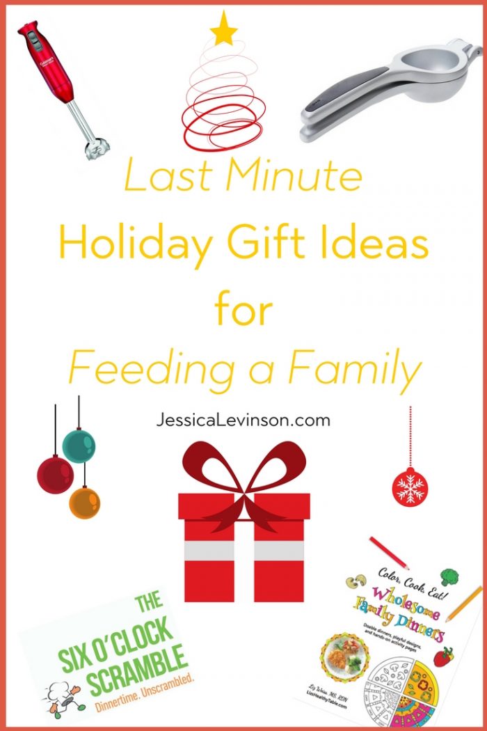 last minute holiday gift ideas for feeding a