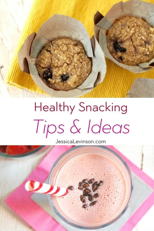 Healthy Snacking Tips with Text Overlay