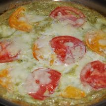 Tomato-Basil Mozzarelle Frittata