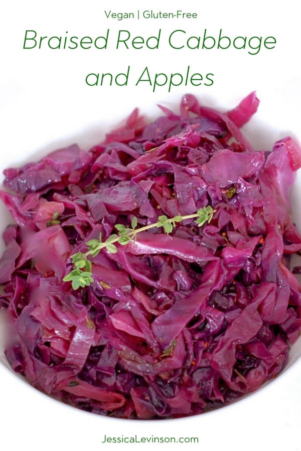 Braised Red Cabbage and Apples - Jessica Levinson, MS, RDN, CDN