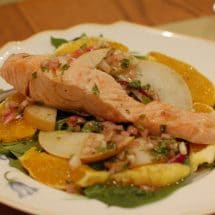 poached salmon recipe