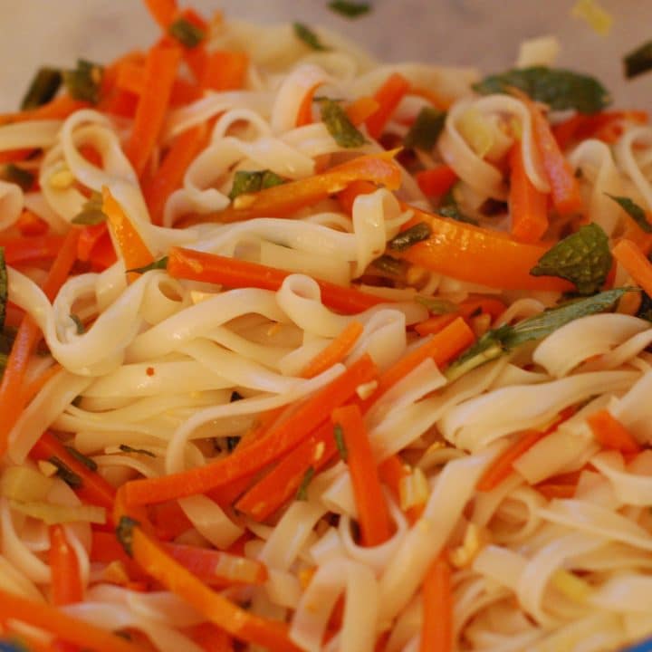 Thai rice vermicelli noodle recipe