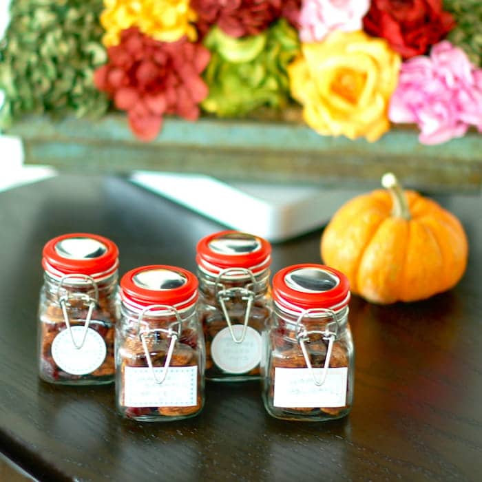 Orange-Scented Nuts in Gift Jars