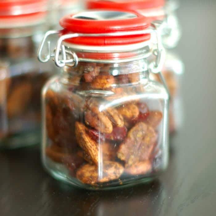 Holiday Fruit & Nut Snack Jars - Something Nutritious