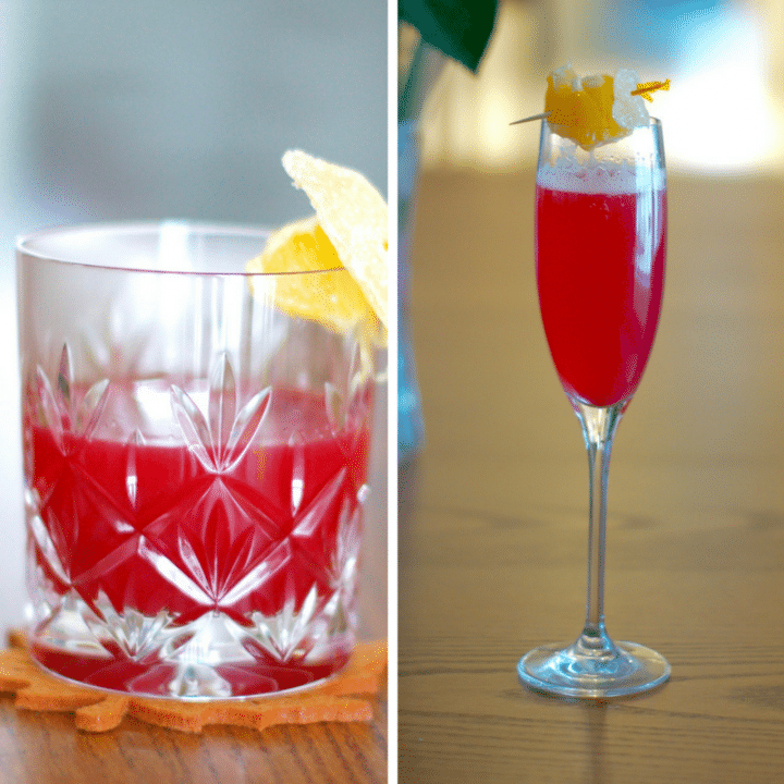 Warm up or stay refreshed with either of these two cranberry cider cocktail recipes, delicious to enjoy all winter long.