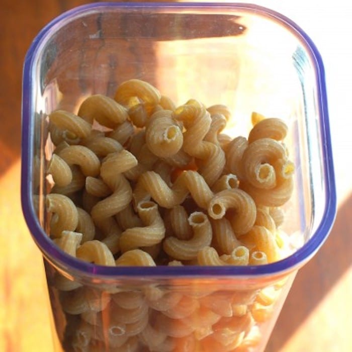 Roasted Butternut Squash Pasta In Container