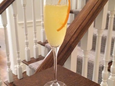 Orange French 75 Champagne Cocktail Recipe Small Bites