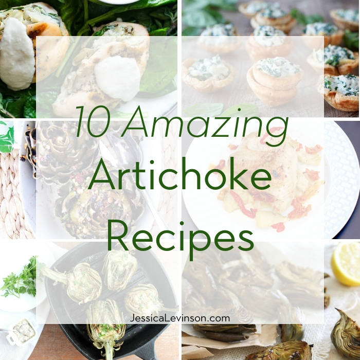 Artichoke Recipe Roundup Square with Text