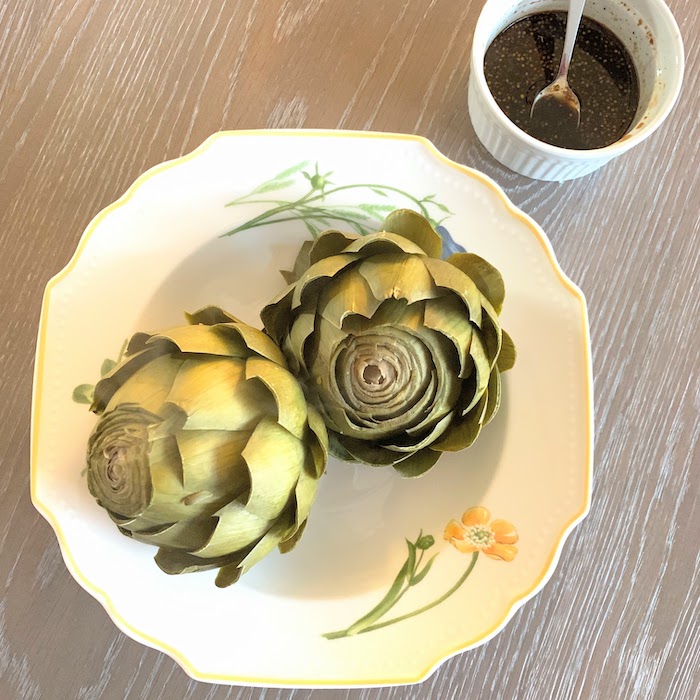 Artichokes Vinaigrette appetizer or side dish