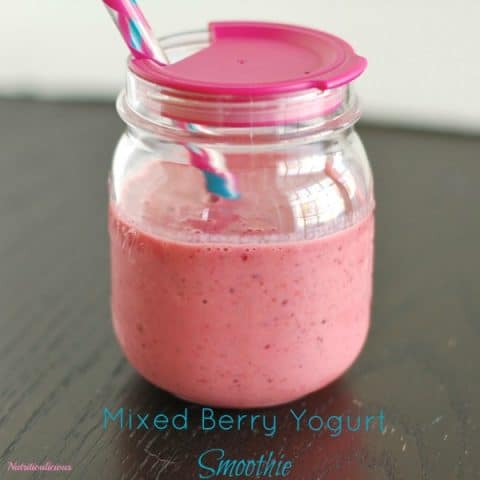 Berry Yogurt Smoothie Recipe {Gluten-Free, Vegetarian}