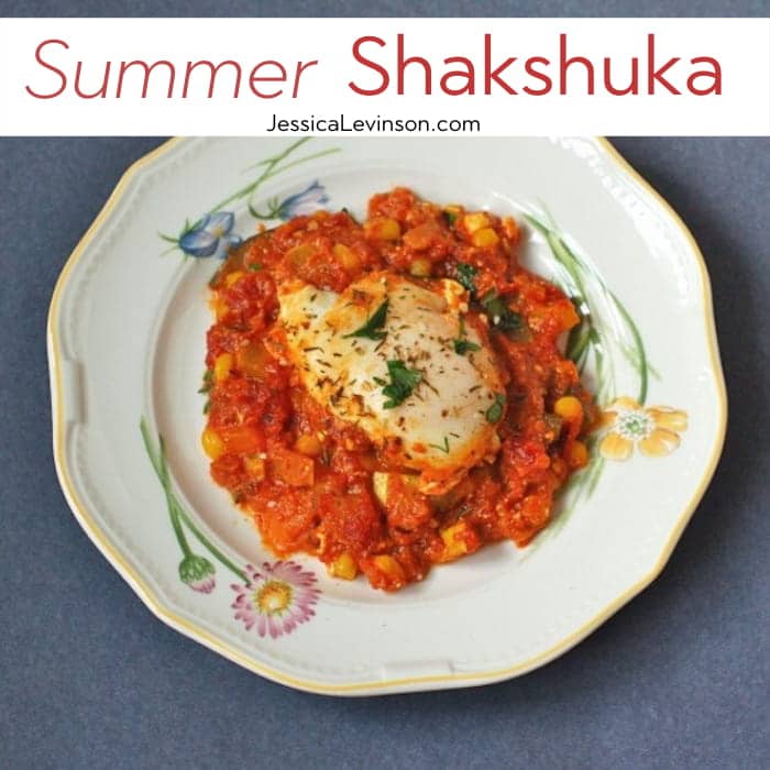 Summer Shakshuka Recipe Square with Text