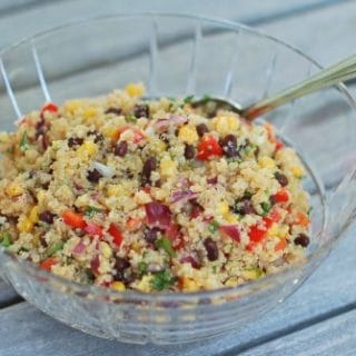 Corn & Black Bean Quinoa Salad