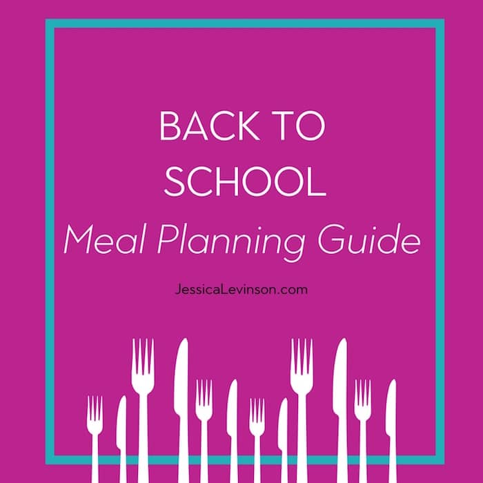 Get ready for back to school meal planning with these healthy and fun recipes, meal ideas, and tips for kids of all ages. You'll find enough recipes to try for the whole school year! @jlevinsonrd