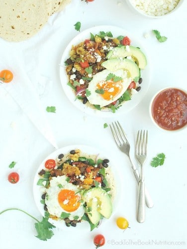 Breakfast Tacos for Dinner @ Back to the Book Nutrition - Back to School Meal Planning
