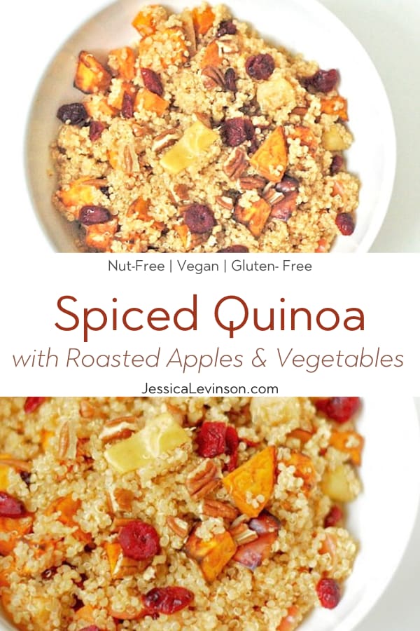 Spiced Quinoa Collage with Text