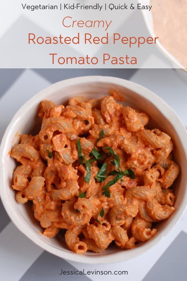 Pasta in the Pink With Red Pepper Puree Recipe 