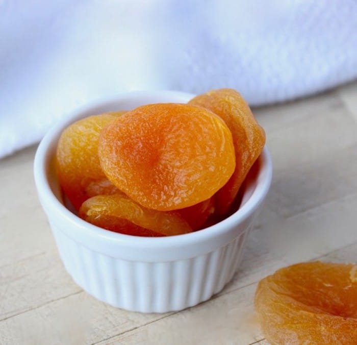 Dish of Dried Apricots