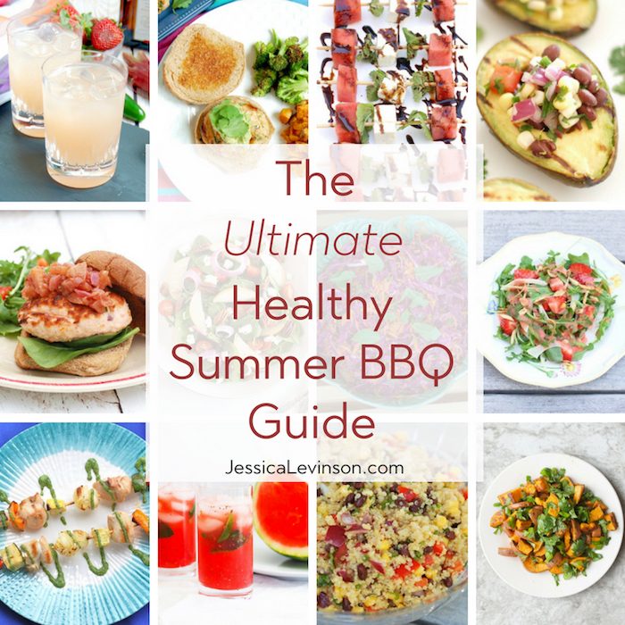 Enjoy cookouts without sacrificing fun or flavor with this ultimate healthy summer barbecue guide including recipes, cooking tips, and more!