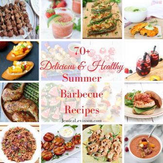 A delicious roundup of healthy summer barbecue recipes to keep you fit and your taste buds happy all season long! @jlevinsonrd