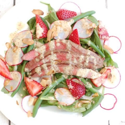 Summer Steak Salad with Champagne-Shallot Vinaigrette