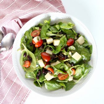 Spinach Salad with Jicama Overhead_7843