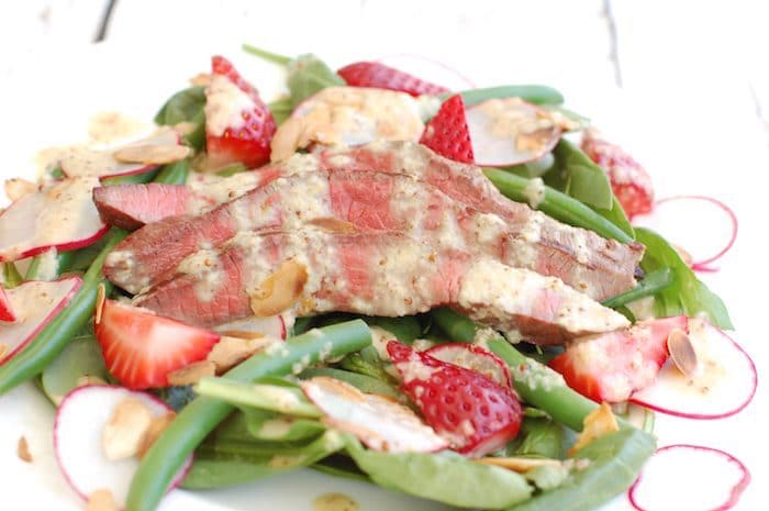 Summer Steak Salad Recipe Close Up