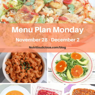 Menu Plan Monday: November 28, 2016 | Nutritioulicious