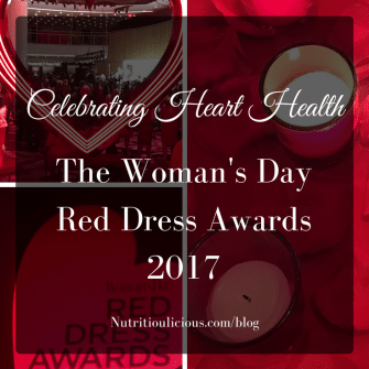 A recap of the 2017 Woman’s Day Red Dress Awards celebrating heart health and women! @jlevinsonrd.