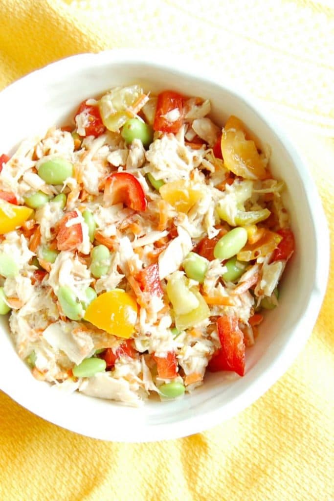 Easy Tuna Edamame Salad {GlutenFree, DairyFree, NutFree}