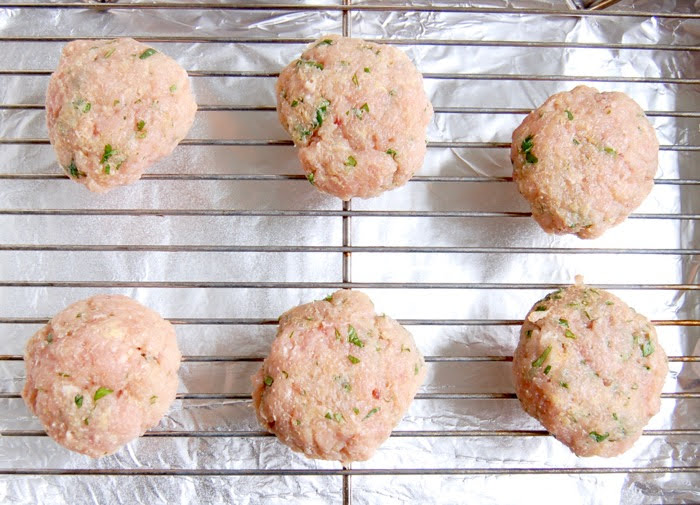 raw turkey burgers