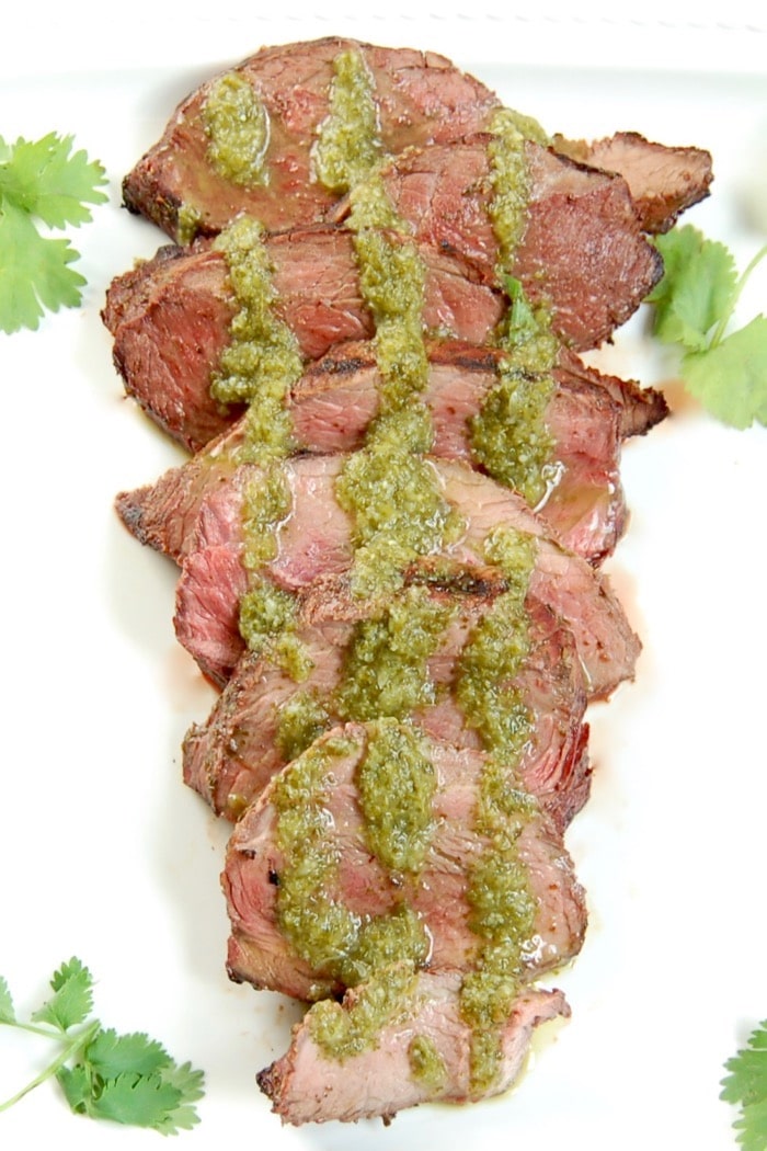 Grilled Cilantro Lime Steak Recipe {Gluten-Free, Dairy-Free}