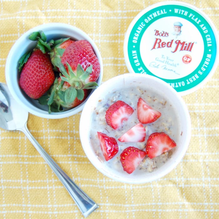 bob's red mill oatmeal cups healthy breakfast