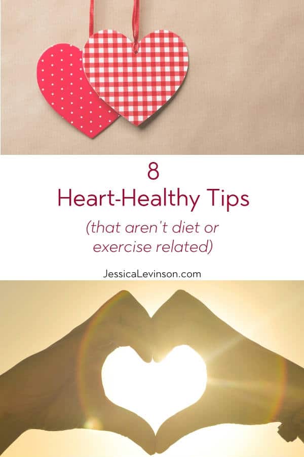 Heart Healthy Tips with Text Overlay