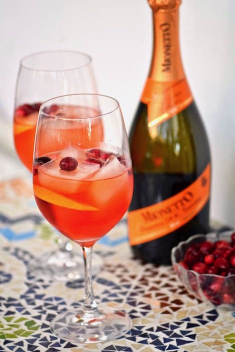 Sparkling Cranberry Aperol Spritz @ Tasting Page