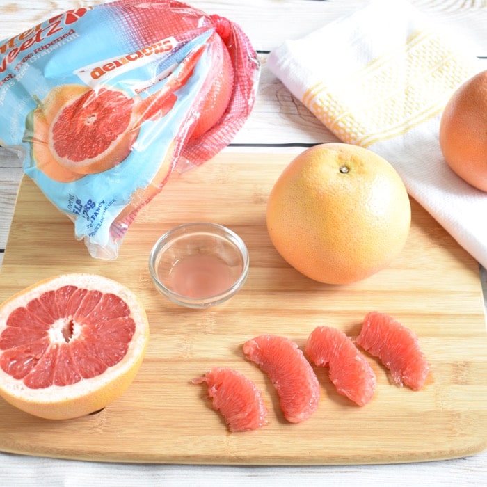segmented grapefruit for beet & grapefruit carpaccio