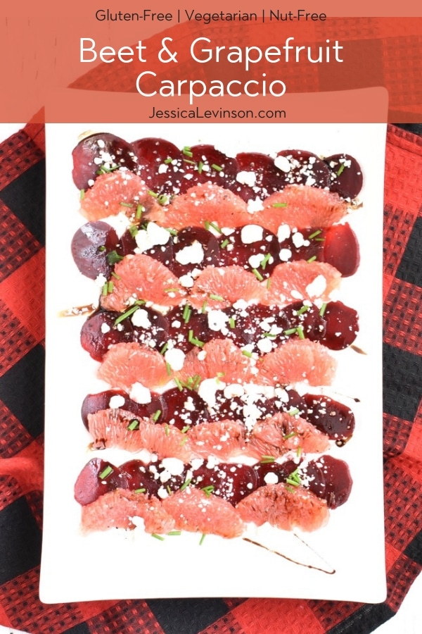 beet & grapefruit carpaccio recipe