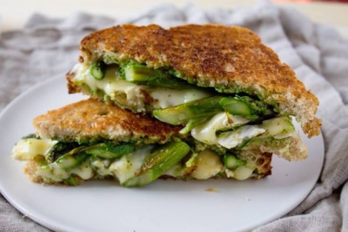 Asparagus Grilled Cheese Sandwich Spring Recipe Roundup