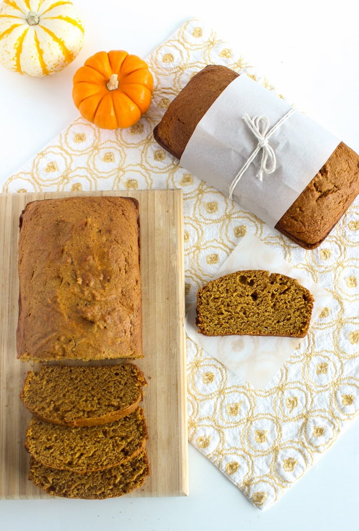 healthy pumpkin bread